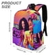 thumbnail image 3 of Esa Chica Lay Lay-theme Backpack, Campus style schoolbag Bookbag with Adjustable Shoulder Straps And Large Zip Compartment, Unisex Travel Bags.42x30x15cm, 3 of 6