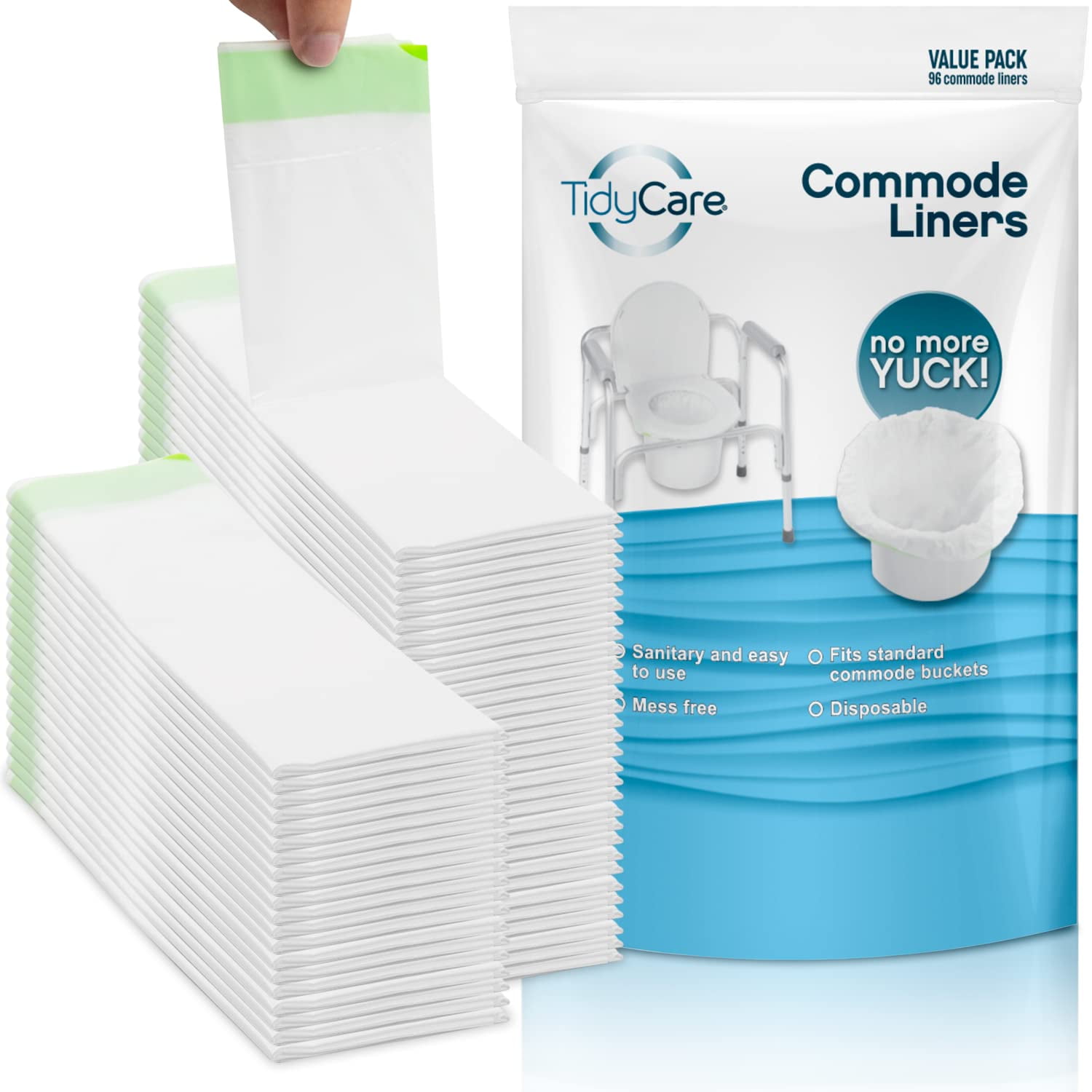 Bolsas Desechables Para Mesitas De Cama Tidycare Value Pack X96
