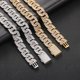 thumbnail image 2 of Ancho 16mm Hip Hop Cuban Link Necklace, Extra Brillante con Hielo para Hombre Cuban Link Chain, 16-24 Inch Sólido Grueso Grande Miami Cuban Link Chain para Hombre - Caja de Regalo Incluida, 2 of 8