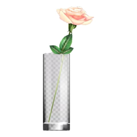 Genérico - Florero Cilíndrico Vidrio Transparente Plantas Hogar Lau