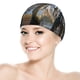 thumbnail image 5 of Halo Gorro de Natación de Licra, Gorro de Baño de Tela Cómoda, Gorro Elástico Antideslizante para Hombres, Mujeres y Niños, 5 of 6