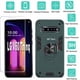 thumbnail image 3 of Funda para teléfono Folmeikat LG V60 ThinQ 6.8" con anillo giratorio 360° verde, 3 of 7