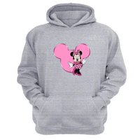 Genérico - Polerón Canguro Ratoncita M. Gris Claro Talla M Unisex