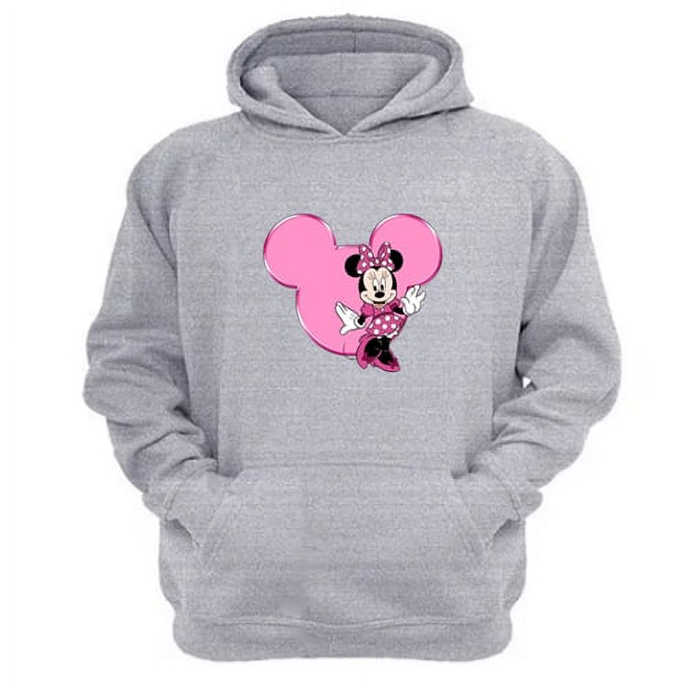 Genérico - Polerón Canguro Ratoncita M. Gris Claro Talla M Unisex