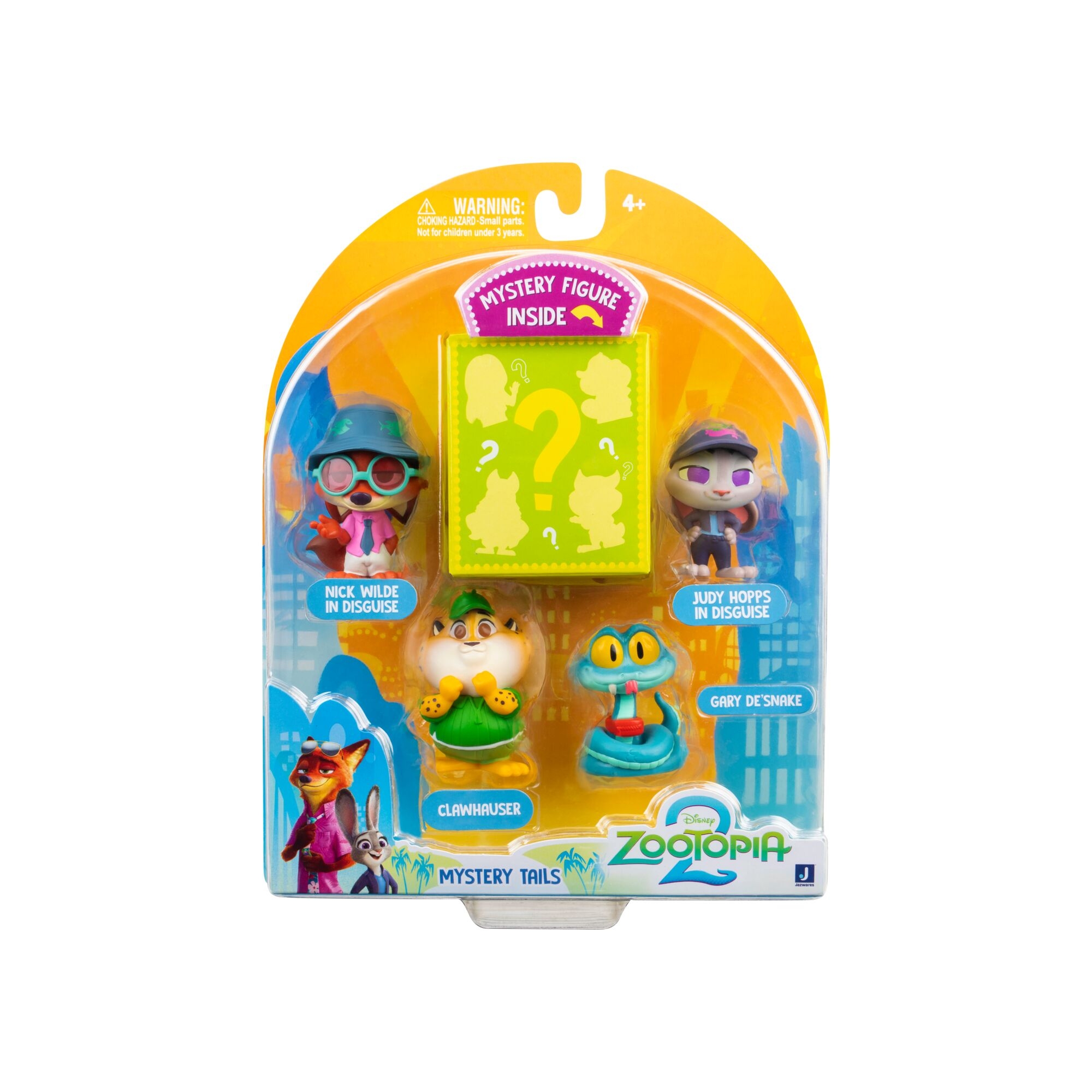 Set De 5 Mini Figuras Con 1 Misteriosa Zootopia