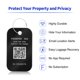 thumbnail image 2 of Etiquetas inteligentes para equipaje PIKEEPER con código QR, paquete de 4, impermeables, 2 of 6