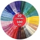 thumbnail image 3 of Borlas para manualidades CREATRILL 13 cm, 100 piezas, 20 colores, DIY, 3 of 6