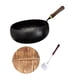 thumbnail image 3 of Sartén Wok Sartenes De Gas Generales Utensilios De Cocina Sin Recubrimiento Ollas Wok Para Cocinar A Hervir Wok De Hierro 24cm, 3 of 5