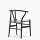 thumbnail image 5 of Silla Madera Wishbone Negro, 5 of 7