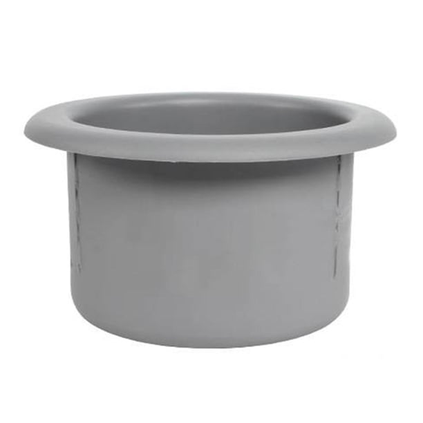 Portavasos para automóvil, soporte para bebidas, práctico portavasos para automóvil multifuncional, accesorios interiores para vehículos, vehículos re Gris 77 mm de diámetro.