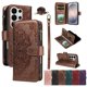 thumbnail image 1 of Para Samsung Galaxy S26 Ultra 5G Funda Tipo Billetera, 9 Ranuras para Tarjetas Bloqueo RFID Bolso Cruzado Cubierta de Cuero, Bolsillo con Cierre, Correa de Muñeca y Hombro Desmontable, Funda, 1 of 11