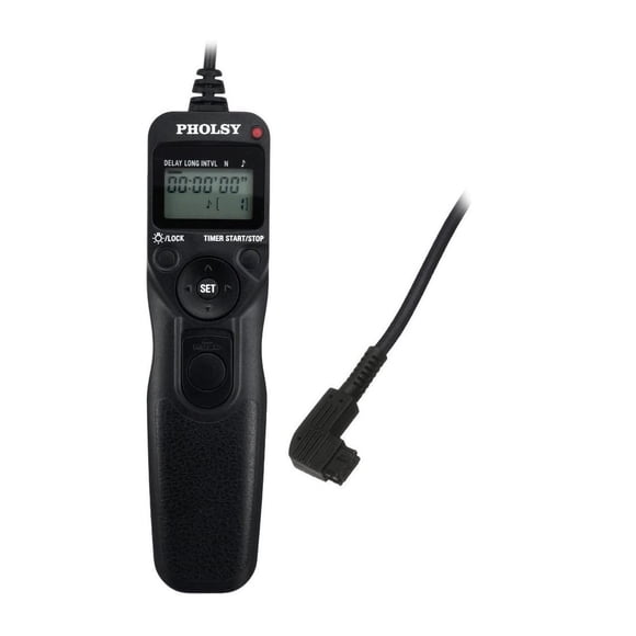 Cable de control remoto con temporizador y interval para Sony