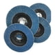 thumbnail image 3 of Set 5 Discos Flap Traslapado Lija Metal 125 Mm Grano 120 Azul, 3 of 5