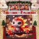 thumbnail image 1 of Cute Dragon Style Soft Printed Bedding Set Polyester Fabric Decorative & Warm, 1 of 5