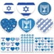 thumbnail image 1 of Juego de pegatinas Joyful Artistry con la bandera de Israel, 450 unidades, para niños, 1 of 9