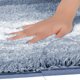 thumbnail image 3 of REGALWOVEN Alfombra de Baño Suave y Absorbente Antideslizante Alfombra de Baño de Felpa en Forma de U y Rectangular Azul 20" x 32", 3 of 7