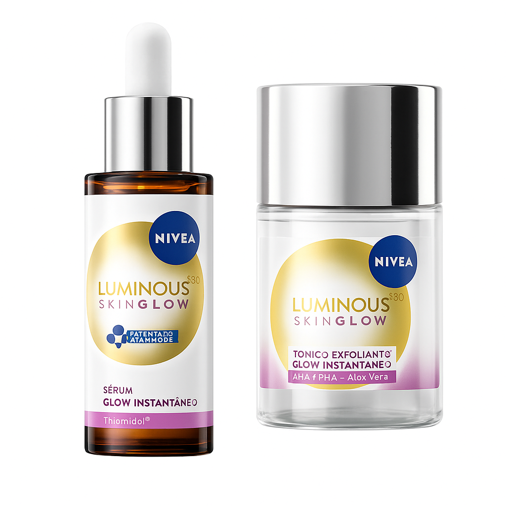 Nivea - Pack Rutina Serúm + Tónico Exfoliante Luminous Skin Glow