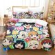 thumbnail image 1 of Nijiyon Animation Bedding Set Duvet Cover Bed Set Quilt Cover Pillowcase Comforter Size Boys Adult Bed Sheets, 1 of 5
