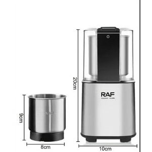 Mundo Shopping - Molino Eléctrico De Café Molinillo Portátil Raf R-7130 Color Plateado