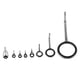 thumbnail image 2 of Kit De Reparación De Anillos De Línea De Guías De Caña De Pescar 8 Uds Ojos De Caña De Pescar SIC, 2 of 3