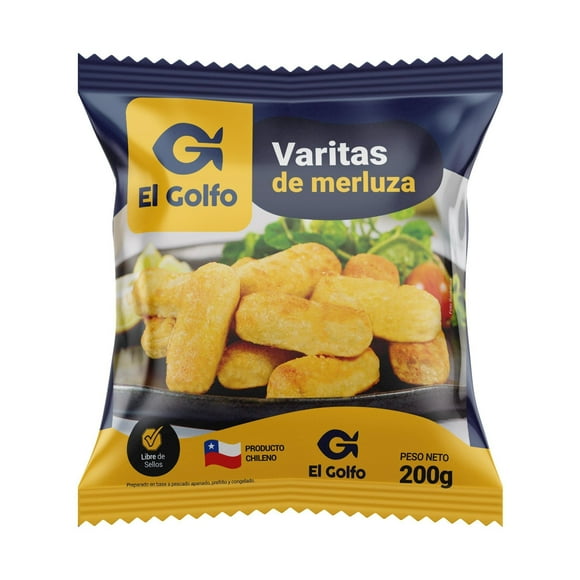 Merluza en Varitas, 200 g