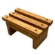 thumbnail image 1 of Sofá Banco Sofá Reposapiés Cubo De Baño Taburete De Madera Para Pedicura Tienda Adultos Amarillo, 1 of 3