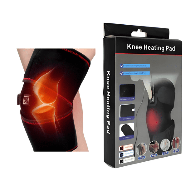Rodillera Térmica Eléctrica | Masajeador Rodilla | Alivio Dolor Articular Artritis | Calor Ajustable USB | Recuperación Lesiones | Muslo y Pantorrilla