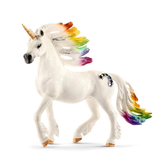 Toy Schleich Bayala Rainbow Unicorn Stallion para niños mayores de 5 años