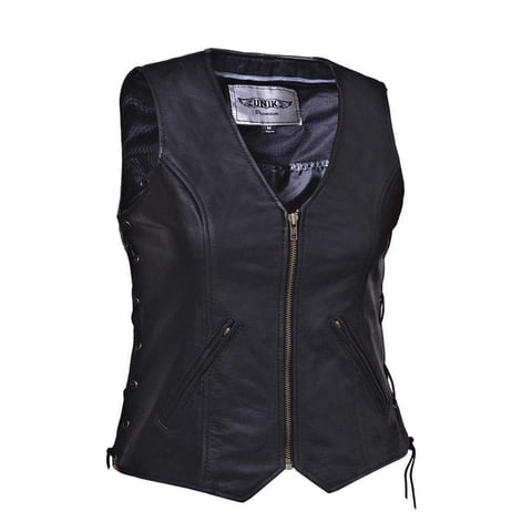 Chaleco Unik Just For Bikers De Piel Para Mujer