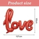 thumbnail image 3 of Globo con carta de amor para bodas, decoración para fiestas de San Valentín, tarjeta trasera, globo de película de aluminio individual, 3 of 5
