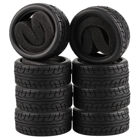 Neumáticos Shaluoman 1/10 de goma blanda para coche RC 1:10 x8