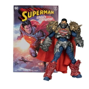 Figura De Acción Mcfarlane Toys Dc Direct Superman 7 Con Cómic