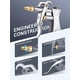 thumbnail image 4 of Pistola de aire comprimido JASTIND Industrial con boquilla ajustable +2 Ext, 4 of 8