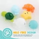 thumbnail image 2 of Juguetes de baño PUPTILY, paquete de 6, sin agujeros, ajustables para niños de 1 a 3 años, 2 of 7