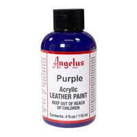 Pintura Acrílica Para Cuero Angelus 118 Ml Morado