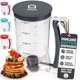 thumbnail image 1 of Dispensador de masa para hotcakes KPKitchen 1 L - plástico negro libre de BPA, 1 of 9