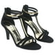 thumbnail image 5 of Sandalia Chalada Mujer Myrna-3 Negro Fiesta, 5 of 6