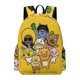 thumbnail image 1 of Amigos Kakao-theme Backpack, Campus style schoolbag Bookbag with Adjustable Shoulder Straps And Large Zip Compartment, Unisex Travel Bags.42x30x15cm, 1 of 6