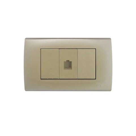 Art Dna - Conector Rj-11 Telefóno Dorado A83-P06