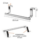 thumbnail image 3 of Colgador Paños Cocina Y Toallas Puerta Mueble Acero inoxidable 23.5cm, 3 of 4