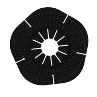 Ioensy - Cubierta Protectora Del Agujero Del Brazo Del Limpiaparabrisas Para La Protección Del Agujero Del Brazo Del Limpiaparabrisas Negro De Gran Diámetro