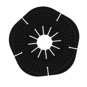 Ioensy - Cubierta Protectora Del Agujero Del Brazo Del Limpiaparabrisas Para La Protección Del Agujero Del Brazo Del Limpiaparabrisas Negro De Gran Diámetro