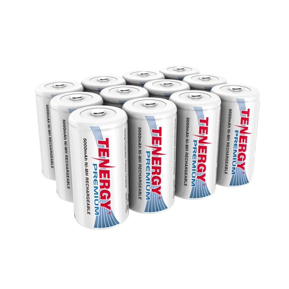 Baterías Tenergy C 5000 mAh NiMH (paquete de 12)