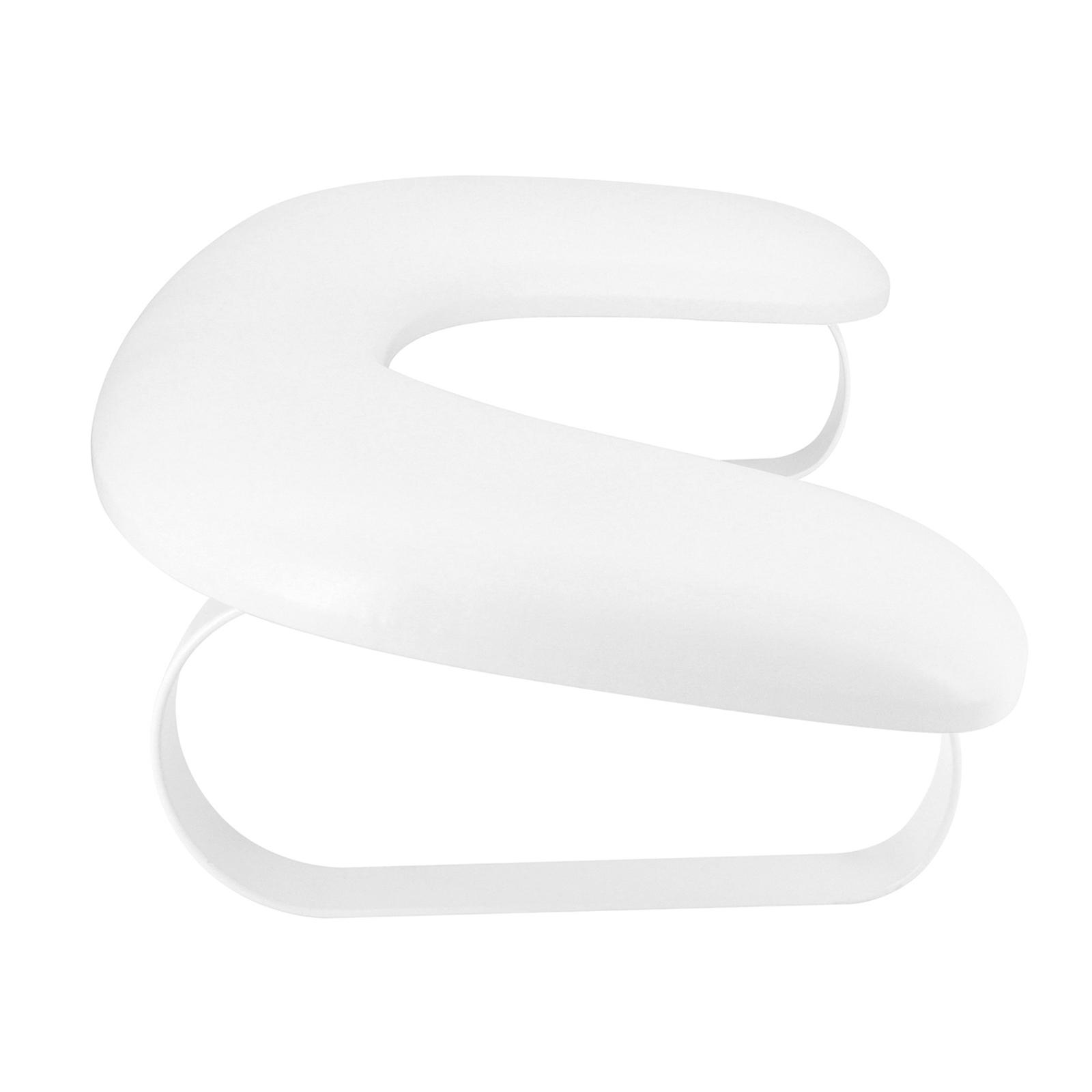 Magideal - Reposabrazos En Forma De U Para Uñas, Almohada Para Manos, Cómoda, Ergonómica, Con Ángulo De Inclinación, Antideslizante, Desmontable Y Portátil Para Blanco