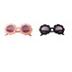 thumbnail image 5 of Gafas De Sol Redondas De 2 Piezas De Dibujos Animados Para Bebés Y Ni?os, Gafas De Plástico Para Ni?os Peque?os, Gafas Rosa Claro + Negro, 5 of 5