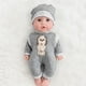 thumbnail image 1 of Muñeca bebe 30cm con accesorios gris, 1 of 3
