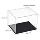 thumbnail image 2 of Uxcell Caja de Exhibición Acrílica Transparente Caja de Protección a Prueba de Polvo Cubo Vitrina para Coleccionables 20x15x15cm, 2 of 7