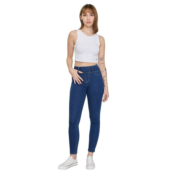 Jeans Mujer Leggins Azul Oscuro Corona