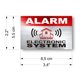 thumbnail image 2 of Pegatinas de alarma de seguridad imaggge.com, 8,5 x 5,5 cm, 2 of 5