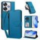 thumbnail image 2 of Funda con Billetera para [Xiaomi Poco F6] con Bolsillo Zipper y Tarjetero Azul lago, 2 of 6